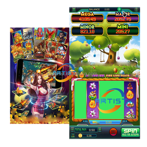 Versione 3D HD Il rotolo di Vegas spazza la fortuna del tavolo da gioco del pesce con collegamento al fuoco del nobile maestro del Panda gioca ovunque nell'app di gioco del pesce Online - Product Image 1