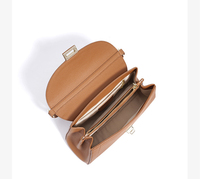 RZCK tas tangan kulit asli untuk wanita, tas tangan klasik, tas tangan kulit asli, Lychee, mewah, gaya Oriental, untuk wanita