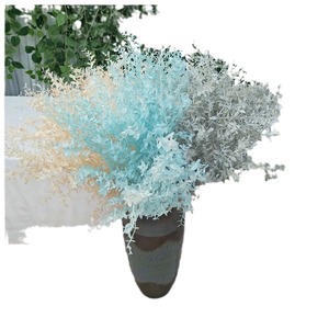 Fleurs artificielles Queyiyi, fleurs givrées, 105 cm, décorations de mariage, fleurs en plastique, couleur orange, rose, blanc, blush, champagne - Product Image 5