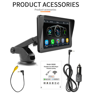 Xách tay không dây Carplay xe Stereo 7 inch HD màn hình cảm ứng <span class=keywords><strong>MP5</strong></span> Máy nghe nhạc với <span class=keywords><strong>Android</strong></span> tự động gương liên kết FM TF USB - Product Image 3