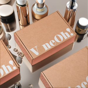 Boîtes d'expédition personnalisées en carton ondulé recyclé écologique pour cosmétiques et perruques avec logo UV/estampage à chaud en forme d'avion - Product Image 2