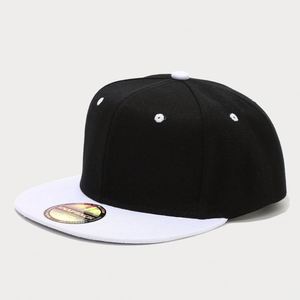 Gorra Snapback de Dos Tonos con Logotipo Personalizado al por Mayor, Gorra Trucker Lisa en Stock, Gorra Snapback Hip Hop con Visera Plana - Product Image 6