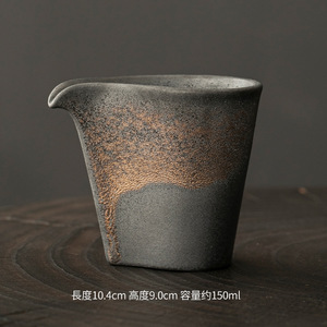 Service à thé en grès de poterie de style <span class=keywords><strong>japonais</strong></span> accessoires Design rétro petit pichet en céramique <span class=keywords><strong>Gong</strong></span> Dao Bei résistant à la chaleur écologique - Product Image 6