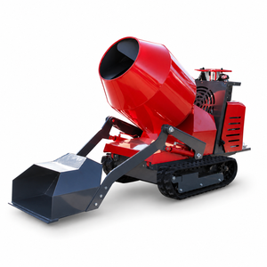 Nueva Minimezcladora de Concreto Portátil de 500L, Pequeña, <span class=keywords><strong>Autocargable</strong></span>, Diésel, con Orugas, Bomba de Engranajes y Componentes Principales del Motor - Product Image 3