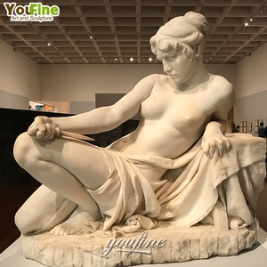 Statue classique de Lucretia, femme nue en marbre, pour l'extérieur et l'intérieur - Product Image 1