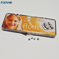 Attaches orthodontiques dentaires 20 pièces en métal, mini Roth MBT 022 345 avec crochet pour traitement dentaire