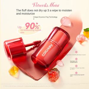 Colorkey Velvet Fog Lip Glaze Pinch Lip Mud Hydratant Mat Faible Saturation Blanc Lisse Rouge à Lèvres Difficile à Retirer - Product Image 3