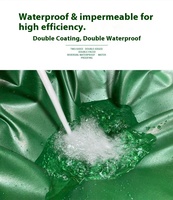 Bâche enduite de camion de couteau de PVC de chlorure de polyvinyle Protection contre les intempéries Bâche de sécurité de cargaison Résistance à l'eau Faible entretien