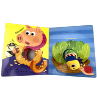 Livre cartonné éducatif personnalisé avec effet 3D, impression de petite taille, récit court, couverture rigide, livre d'images, livre de bandes dessinées, jouet pour enfants