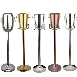 Modern Luxury Square Silver Tongs for Champagne <strong>Cooler</strong> Ice Bucket Wholesale Bar Party Accessories Metal Wine Cooling <strong>Tool</strong> - Product Image 3
