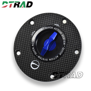 DTRAD pour Yamaha <span class=keywords><strong>FZ1</strong></span>/FZ6/R/FZ8/FZ03-10 Bouchon de réservoir de carburant sans clé en fibre de carbone avec vis Cache-réservoir de moto Pièces de moto - Product Image 4