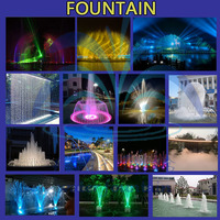 Grand Spectacle d'eau de fontaine de danse musicale avec lumière dynamique Spectacles de mélodies synchronisées pour parcs Plazas Monuments urbains