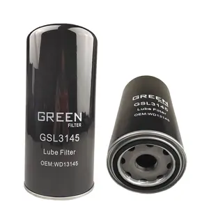 GreenFilter-윤활유 필터 스핀 윤활유 필터 요소 트럭 엔진 부품 B239 WL10014 P554105 HF35076 AZ36942 WD13145