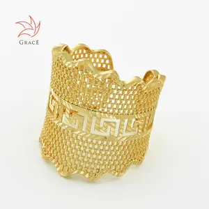 Good price fashion design brass jewelry 18k gold dubai bangles for women middle east gold bangle