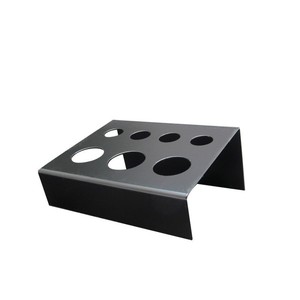 ชั้นวางถ้วยหมึกสักลายสแตนเลส 7 ช่อง พร้อมถาดโลหะสำหรับศิลปิน - Product Image 1