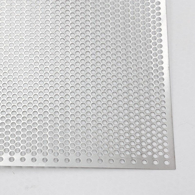 304 316 Stainless Steel Perforated Metal Sheet Industrial Filter Mesh