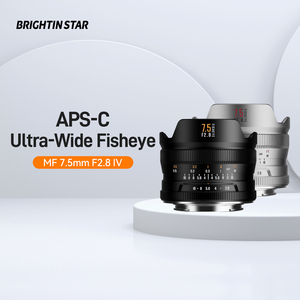 ไบรท์ตินสตาร์ 7.5 มม. F2.8 IV APS-C เฟรมฟิชอายเลนส์มุมกว้างพิเศษสำหรับโซนี่ อี นิคอน ซี แคนนอน EOS M RF ฟูจิ X โอลิมปัส M43 MFT - Product Image 1