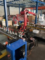 Estación de Soldadura Robótica Borunte de 6 Ejes con Motor y Posicionador Personalizado, Abrazadera de Extremo, Potencia de 1 KW/0.5 kW, Voltaje de 220V/380V