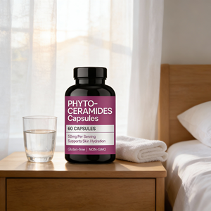 Complément alimentaire quotidien de 30 mg à base de lipides d'origine végétale pour <span class=keywords><strong>la</strong></span> réparation de <span class=keywords><strong>la</strong></span> barrière cutanée et l'hydratation intense, capsules <span class=keywords><strong>Phyto</strong></span> - Product Image 2