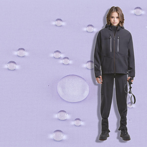 <span class=keywords><strong>75D</strong></span> Twill <span class=keywords><strong>Pongee</strong></span> 3-Trong-1 Composite Polar Fleece Không Thấm Nước Windproof Coldproof Mềm Shell Áo Khoác Trượt Tuyết Phù Hợp Với Ngoài Trời Vải - Product Image 2