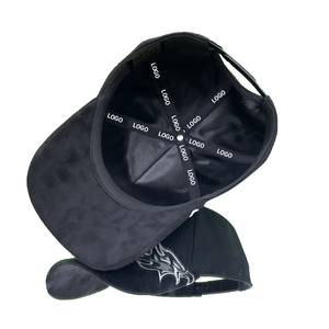 Mát Nam Tùy Chỉnh Mũ Da Lộn Khung 5 Bảng Điều Chỉnh Snapback Nhà Máy Thêu Thương Hiệu Tư Nhân Logo Vá Dập Nổi In Ấn Kinh Doanh - Product Image 1
