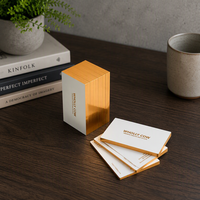 Cartes de vœux publicitaires de luxe personnalisées avec logo estampé à chaud, impression UV sélective sur divers types de papier, cartes postales et cartes de remerciement professionnelles