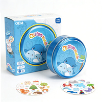 Cartes d'animaux mignons personnalisées, jeu d'association éducatif et amusant pour les tout-petits et les enfants d'âge préscolaire, utilisation à la maison et en voyage