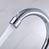 Grifo mezclador de lavabo cromado personalizado con 2 manijas, grifo de baño RV