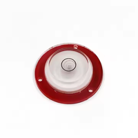 Niveau à bulle de précision rond de qualité industrielle à haute sensibilité avec boîtier en acrylique, précision de +/-10 mm et portée de 0-5 m