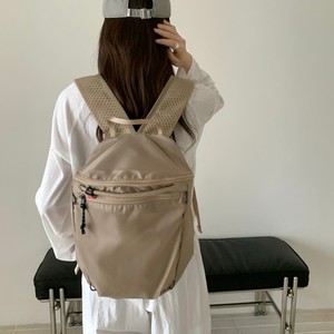 Women's Lightweight <b>Backpack</b> Khaki <b>Large</b> Capacity Waterproof Nylon Outdoor Travel <b>School</b> Bag Summer 2026 - Product Image 1