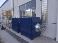 Boîte d'adsorption au charbon actif multicouche, armoire de purification et de désodorisation des gaz industriels