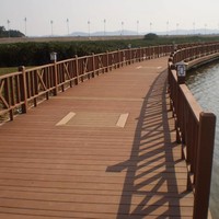 Nouvelles dalles de terrasse en composite au design moderne, revêtement de terrasse WPC ignifuge pour produits résistants au feu