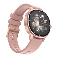 Montre connectée TKYUAN Fitness avec écran AMOLED HD de 1,04 pouces pour femmes, appels Bluetooth, design élégant, montre connectée de luxe pour femmes