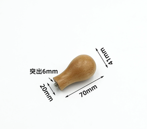 Manche de tasseur à café en bois écologique personnalisé avec composants en acier inoxydable pour pièces de moulin à expresso – Vente en gros - Product Image 4
