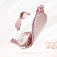 Masque de sommeil en soie de mûrier 100% naturelle biologique 16mm/19mm/22mm Masque pour les yeux en soie pure pour femmes et hommes