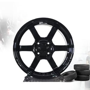 Rueda de Auto Deportiva 3R de Aleación de Aluminio, Color Negro Brillante, Modelo TE37 Saga S-Plus 17x7.5 4H114.3 ET38, Fabricada en Malasia, 03239-V3 - Product Image 1