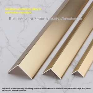 Profilo angolare a L in lega di alluminio ispessito, profilo a uguale angolo per pannelli murali, bordatura ad angolo retto, tappo angolare a 7 per piastrelle - Product Image 3