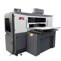 Nouvelle imprimante DTG Xmay entièrement automatique à double station pour t-shirts, encre pigmentée 9 couleurs, impression directe sur vêtement 50*70CM, système de refroidissement UV
