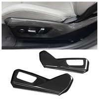 G90 Style OEM Garniture latérale de siège en fibre de carbone sèche pour BMW G90 G99 M5 2025+ Accessoires automobiles Garniture latérale intérieure du dossier de siège