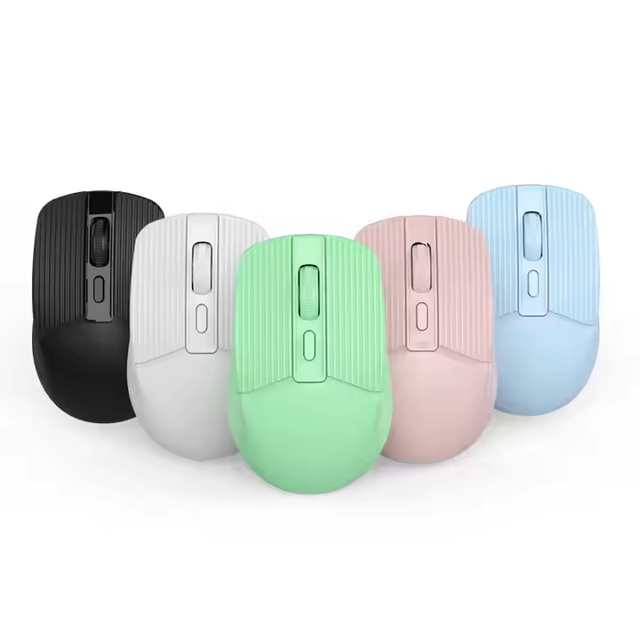 New Product High Quality Oem Usb Led Slim Rechargeable Dual Mode Mouse 2.4ghz Bt Wireless Led Mouse for Laptop