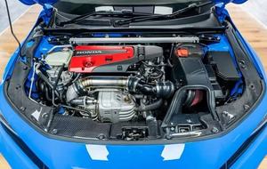 Panneau de radiateur en fibre de carbone véritable pour <span class=keywords><strong>Honda</strong></span> <span class=keywords><strong>Civic</strong></span> <span class=keywords><strong>Type</strong></span> <span class=keywords><strong>R</strong></span> FL5 2022 et plus - Product Image 4