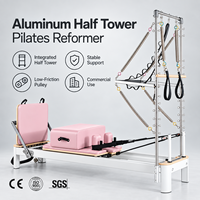 Reformer de Pilates Commercial avec Demi-Tourneuse et Cadre en Aluminium pour Studios de Pilates, Centres de Fitness et Entraînement Professionnel