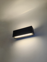 Applique murale LED moderne et élégante, lampe de jardin LED, applique murale à double émission en aluminium moulé sous pression pour application extérieure, CCT