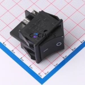 SS31-BBIWQ-RD40-E Rocker Switch Through hole Component (THT) Switch 32.2mm 25.2mm 19.2mm Concave Bend - Product Image 1