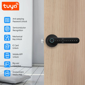 Empreinte digitale de sécurité à domicile, clé, Passwod, carte IC, application de déverrouillage Tuya Smart <span class=keywords><strong>Blue</strong></span>-tooth PST-T8-IC de verrouillage de porte d'empreinte digitale - Product Image 2