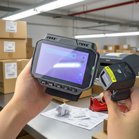 Ordinateur PDA industriel intelligent Effon Software pour le suivi des stocks 4G, connecte un lecteur de codes-barres à une tablette