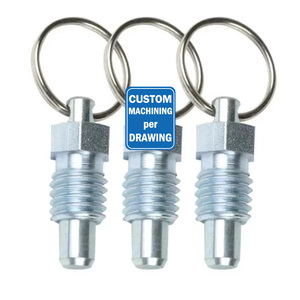 Yüksek kalite CNC işleme özel endeksi piston galvanizli çelik yaylı piston s M6 konu yaylı piston - Product Image 1