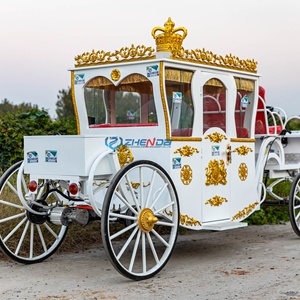 Charrette royale électrique au prix d'usine, élégante calèche à chevaux, produit en vente, calèche électrique, calèche royale, cheval - Product Image 4