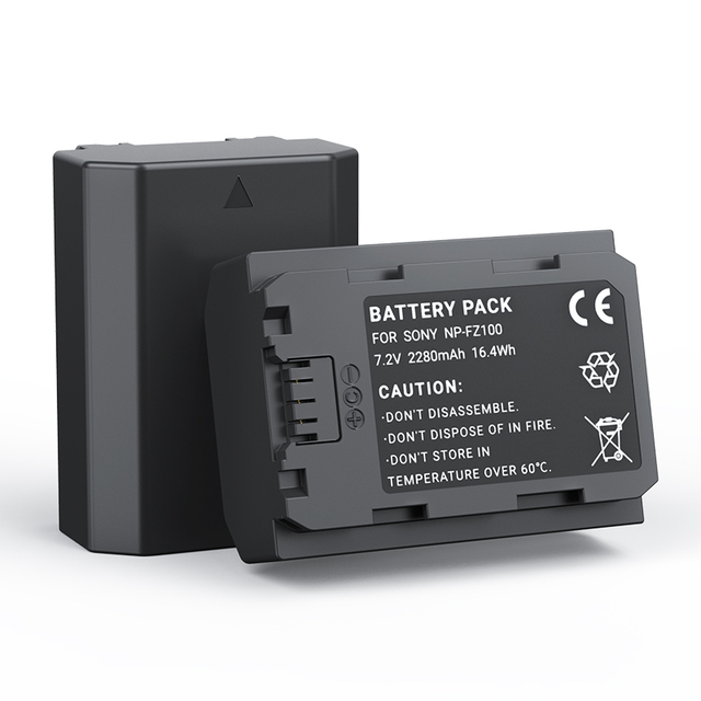 Mamen Micro Single NP-FZ100 Camera Battery Camera Rechargeable Lithium Battery Pack for Sony Digital DSLR