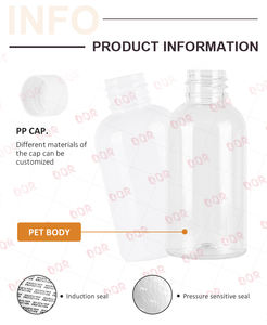 PET Clear Transparente 150cc Suplemento Salud Cápsula Botella con Personalizar Color Tapón de rosca - Product Image 4